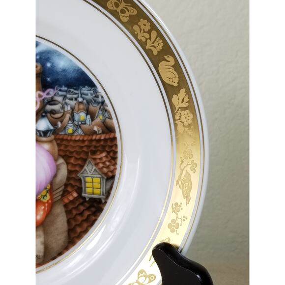 Royal Copenhagen Wall Decor Plate 1975 Shepherdess Hans Christian Andersen Vtg - Picture 4 of 12